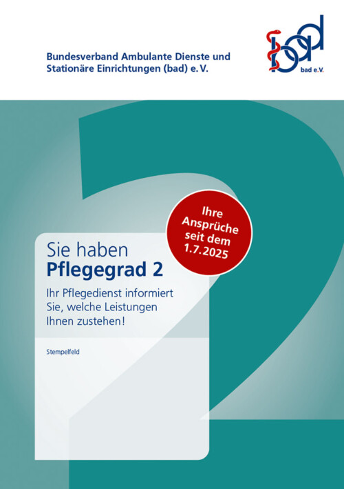 Ihre Ansprüche bei Pflegegrad 2 ab 2025 1