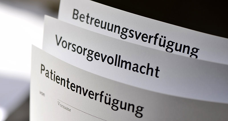 Selbstbestimmung! Vorsorgevollmacht, Betreuungsverfügung, Patientenverfügung 1