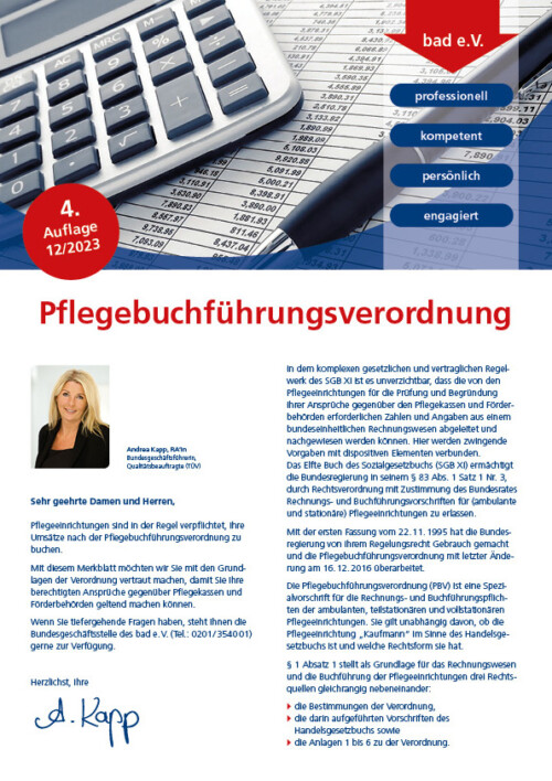 Pflegebuchführung 5