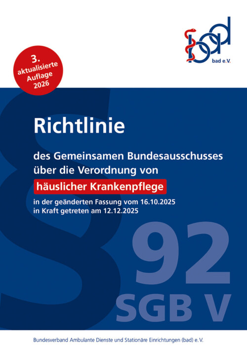 Richtlinie über die Verordnung häuslicher Krankenpflege – exklusiv für bad-Mitglieder 4
