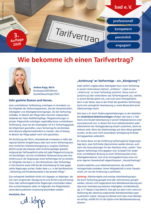 Wie bekomme ich einen Tarifvertrag? 1 Wie bekomme ich einen Tarifvertrag?