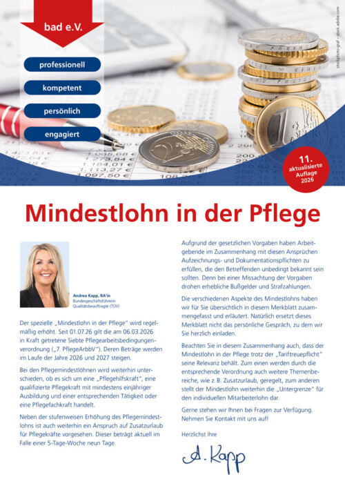 Mindestlohn in der Pflege 3 Mindestlohn in der Pflege 1