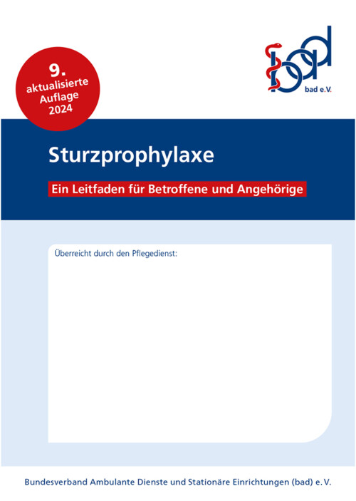 Sturzprophylaxe – Ein Leitfaden für Betroffene und Angehörige 16