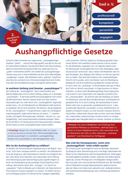 Aushangpflichtige Gesetze 5