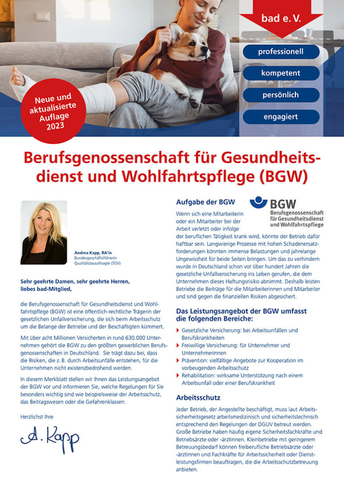 Berufsgenossenschaft für Gesundheitsdienst und Wohlfahrtspflege (BGW