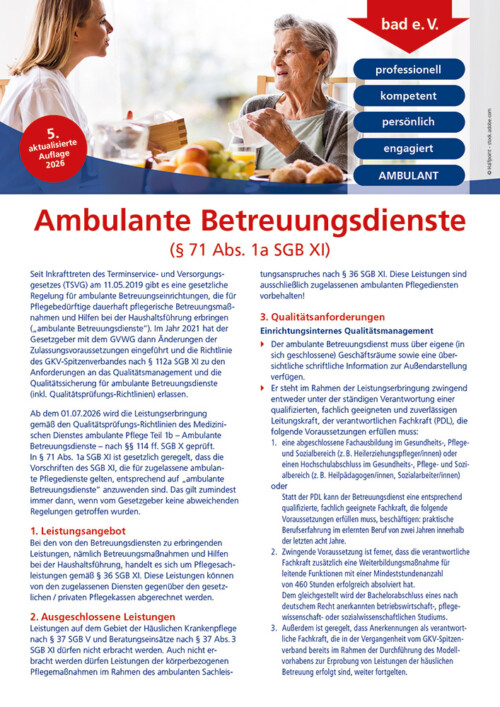 Ambulante Betreuungsdienste 3 Ambulante Betreuungsdienste 1