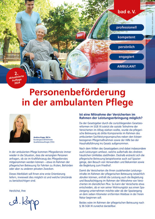 Personenbeförderung in der ambulanten Pflege 6