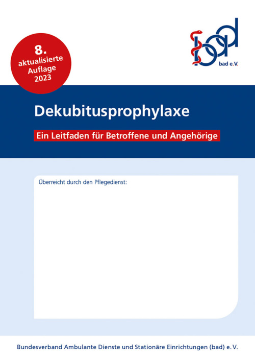 Dekubitusprophylaxe - Ein Leitfaden für Betroffene und Angehörige 2