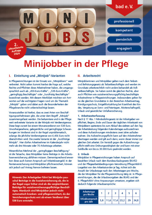 Minijobber in der Pflege 16